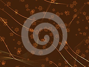 Brown autumn background