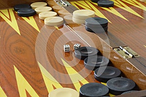 Brown backgammon