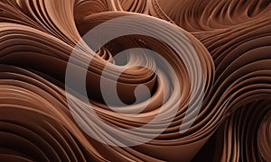 Brown background wallpaper with swirl and lines