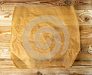 Brown Baking Paper, Kraft Cooking Paper Sheet, Bakery Parchment, Greaseproof Material photo