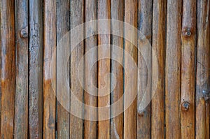 Brown bamboo wall for background