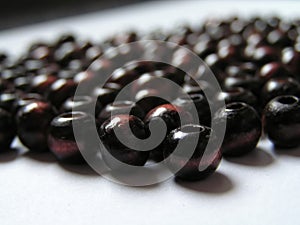 Brown beads