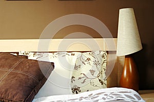 Brown bedroom decoration