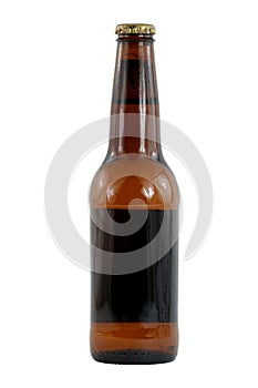 Brown beer bottle