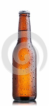 Brown beer bottle