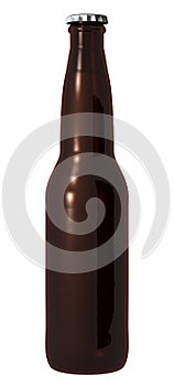 Brown beer bottle