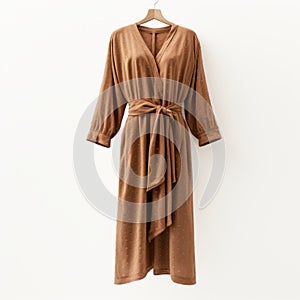 Brown Binga Robe - Salon Kei Style - Hyper Realistic Pajamas Dress