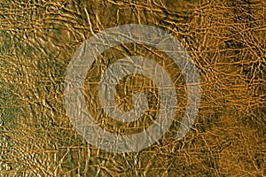 Brown and black artificial leather texture.