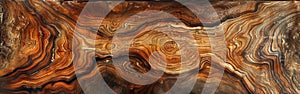 Brown and Black Swirl Painting