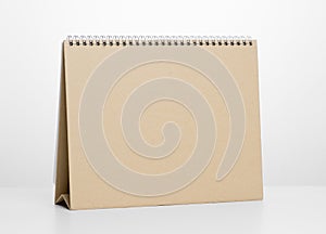 Brown blank calendar