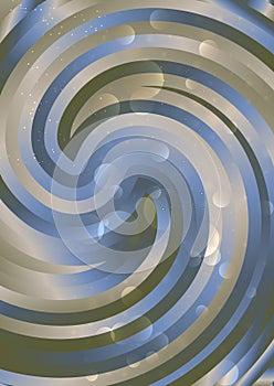 Brown Blue and Green Abstract Twister Background