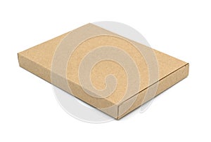 Brown box on white background.