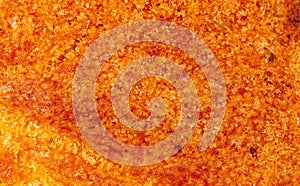 Brown bread crust as an abstract background