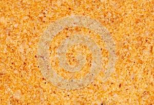 Brown bread crust as an abstract background