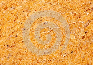 Brown bread crust as an abstract background