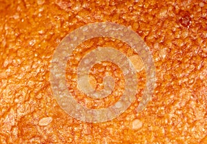 Brown bread crust as an abstract background