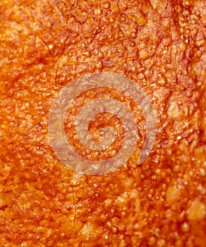 Brown bread crust as an abstract background