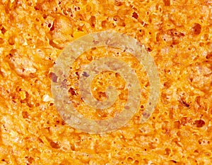 Brown bread crust as an abstract background