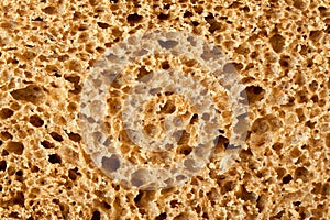 Brown bread texture background