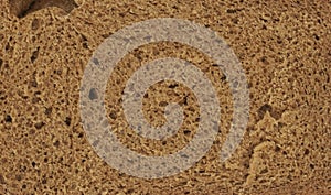 Brown bread texture, close-up background