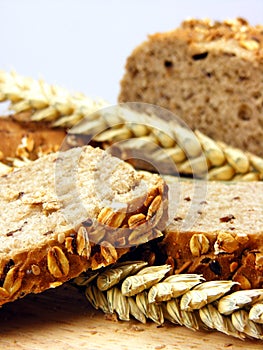 Brown bread & wheat