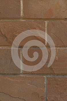 Brown brick blocks brickwork old brick masonry wall texture background structure vertical