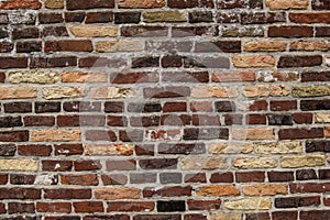 Brown brick wall