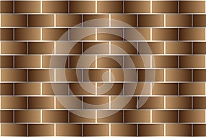 Brown bricks - vector pattern