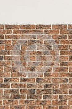 Brown brickwork masonry brick wall texture background facade backdrop architecture structure exterior vertical