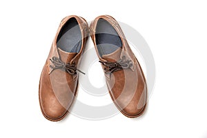 Brown Brogue isolated on a white background