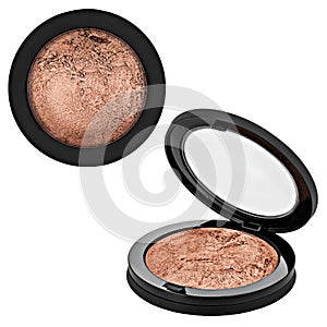 Brown bronzer, powder