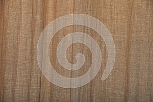 Brown burlap jute canvas curtain background