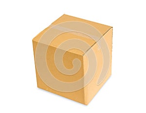 Brown cardboard box