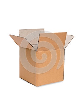 Brown cardboard box