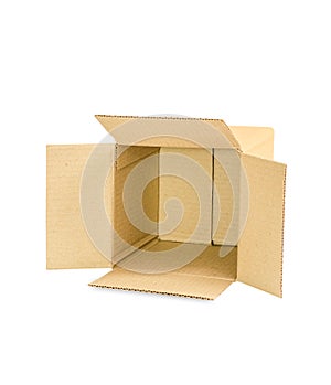 Brown cardboard box