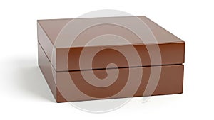 Brown cardboard box stack