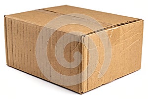 Brown cardboard box texture background