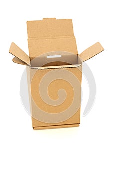 Brown Cardboard Rectangular Shape Box photo