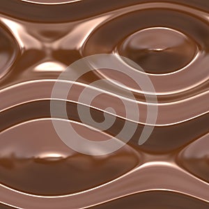 Brown chocolate ceramic plastic bulge ovals texture seamless
