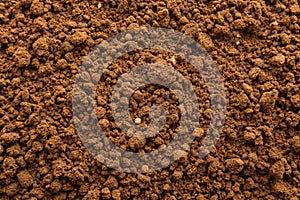 Brown clean soil texture background