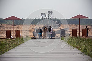 Brown coal open cast mining hambach germany terra nova