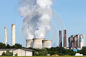 Brown coal Power plant emission