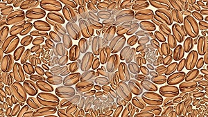 Brown Coffee Beans Background Texture Pattern