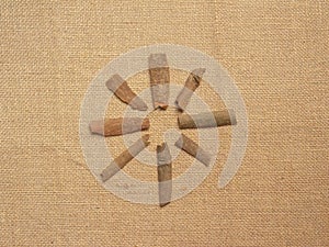 Brown color Cassia bark