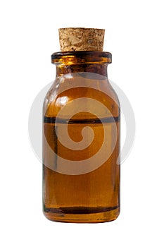 Brown color old Apothecary Bottle