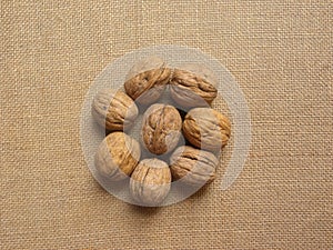 Walnuts in shell