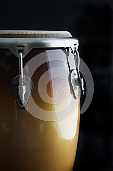 Brown conga drum Black Bk
