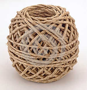 Brown cord ball