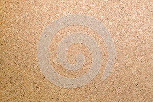 Brown Cork Board background - closeup