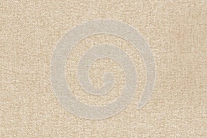 Brown cotton fabric texture background, seamless pattern of natural textile